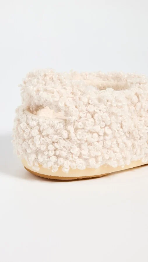 Moon Boot Sandal Band Astrakan Flats - Image 4