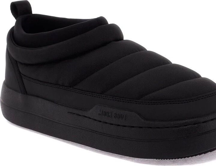 MOON BOOT soft nylon slip-on park shoes - Image 4