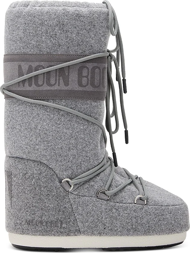 Moon Boot Women's Felt Icon boots