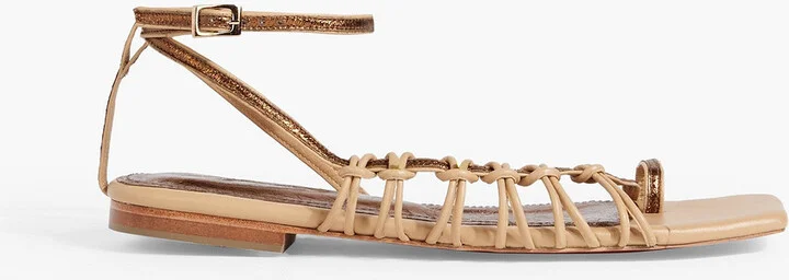 Moon Gazer leather sandals