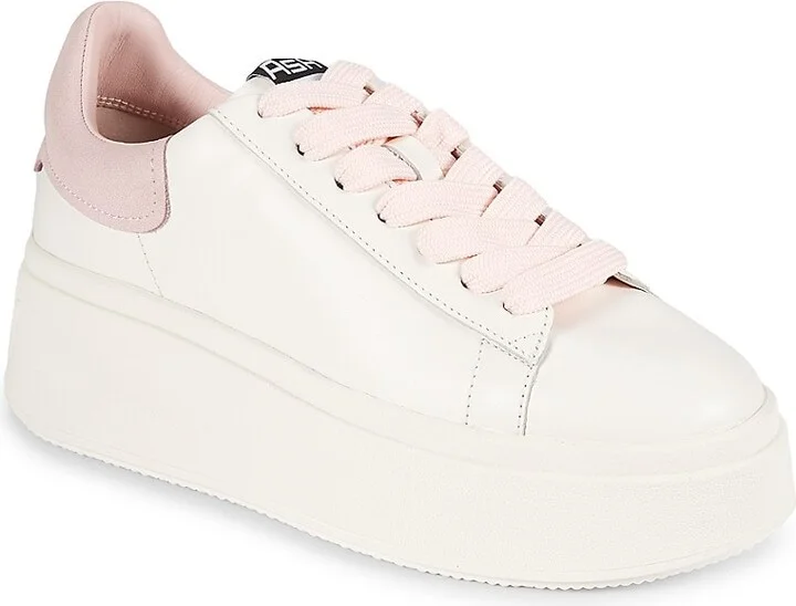 Moon Two-Tone Leather Sneakers - Image 2