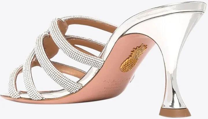 Moondust 75 Crystal-Embellished Mules - Image 2