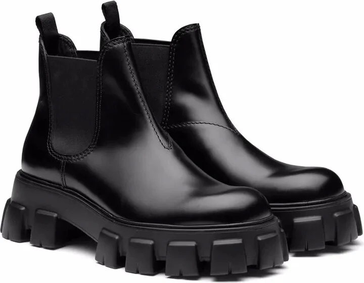 Moonlith brushed leather Chelsea boots - Image 2