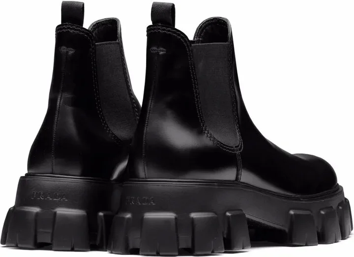 Moonlith brushed leather Chelsea boots - Image 3