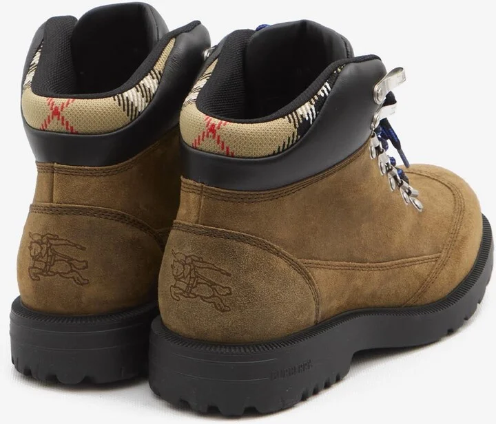 Moor Suede Lace-Up Hiking Boots - Image 2