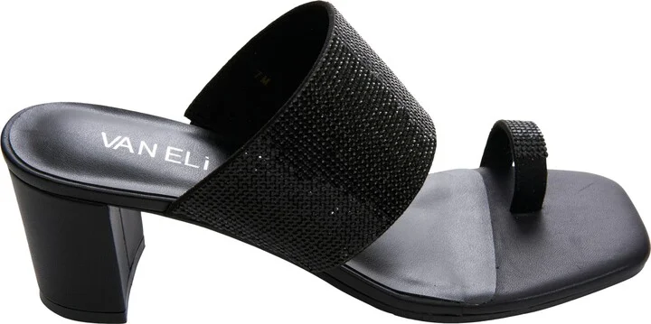 Moos Rhinestone Toe Loop Sandal - Image 3