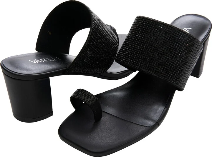 Moos Rhinestone Toe Loop Sandal - Image 6