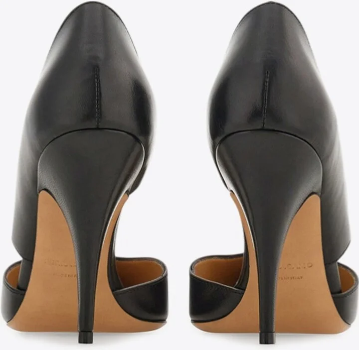Moreen 95 Gancini Leather Pumps - Image 2