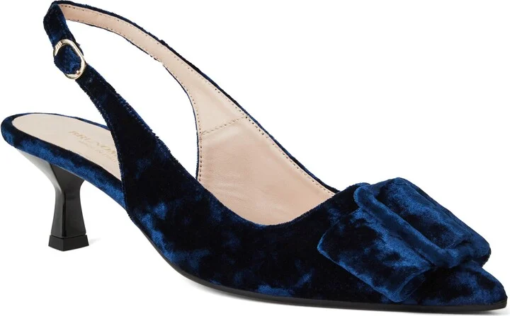 Morena Pointed Toe Kitten Heel Pump