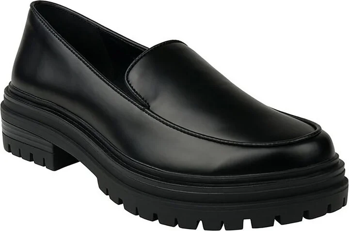 Morgan Womens Leather Loafers