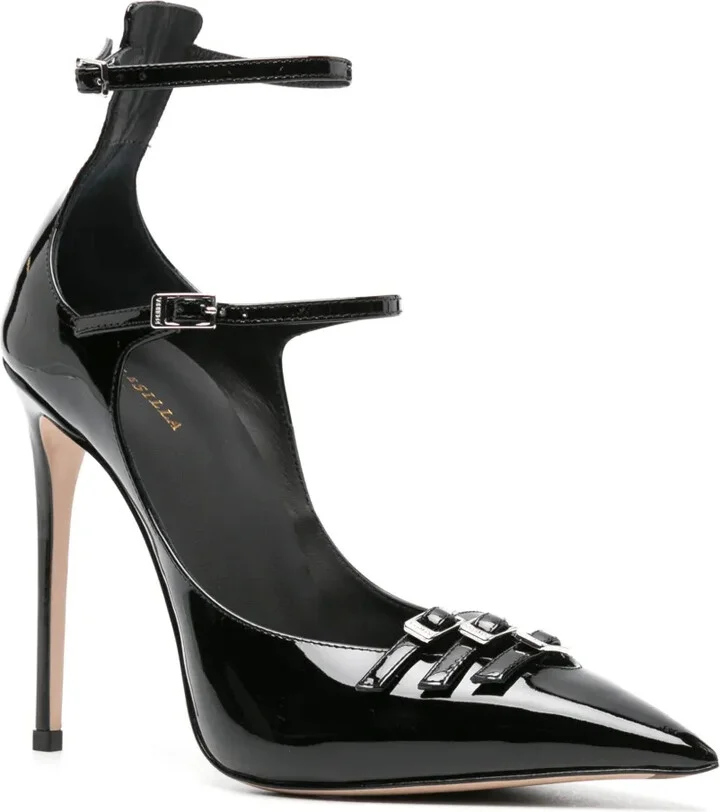 Morgana 120mm leather pumps - Image 2