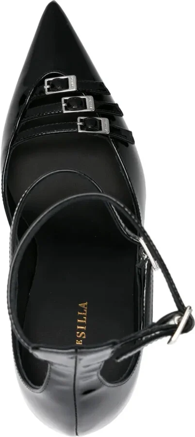Morgana 120mm leather pumps - Image 4