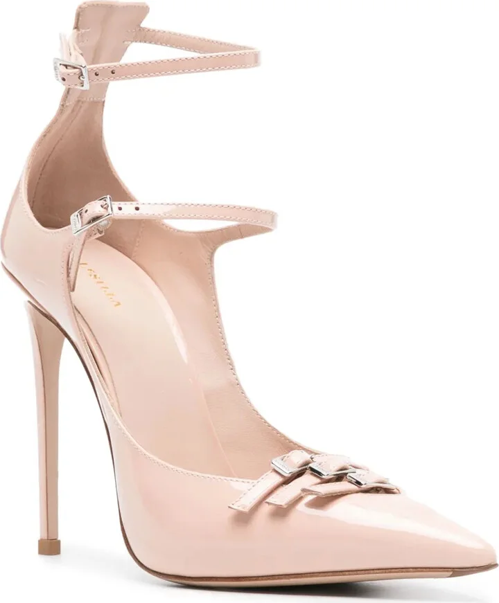 Morgana 120mm leather pumps - Image 2