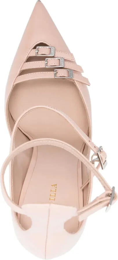 Morgana 120mm leather pumps - Image 4