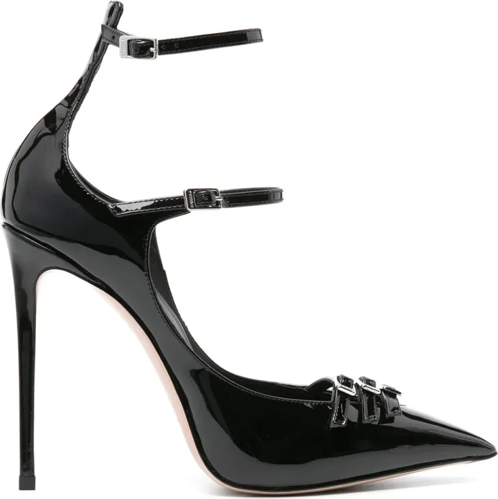 Morgana 120mm leather pumps