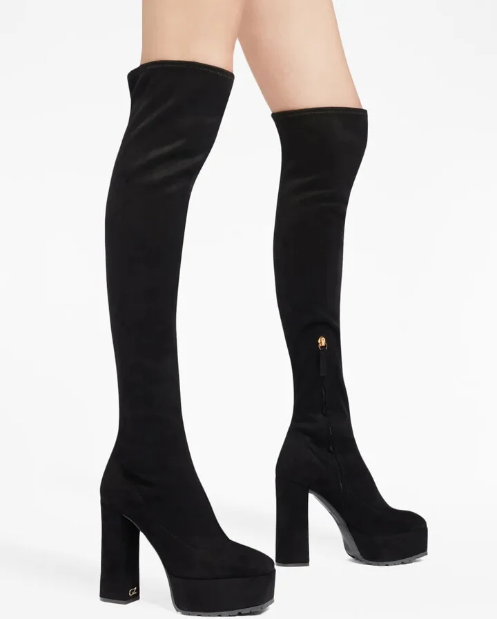 Morgana 120mm suede boots - Image 5