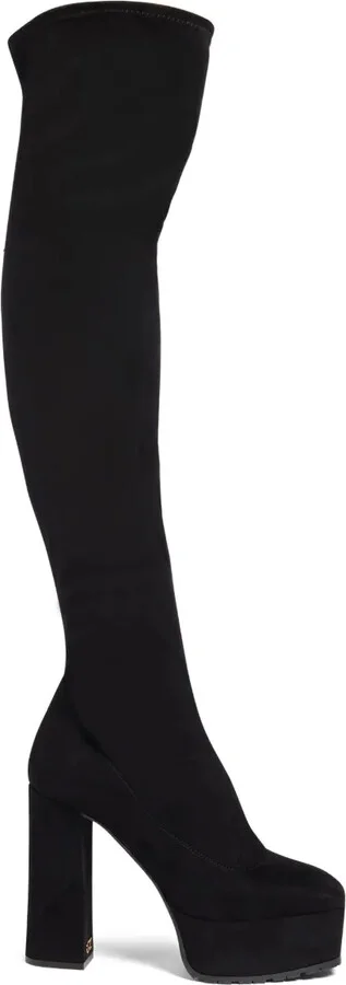 Morgana 120mm suede boots