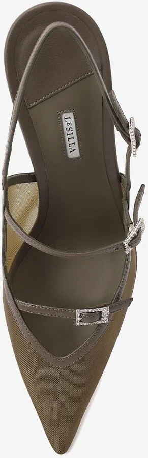 Morgana 80 Slingback Mesh Pumps - Image 3