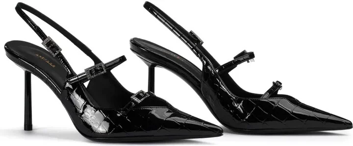 Morgana 80mm leather pumps - Image 2