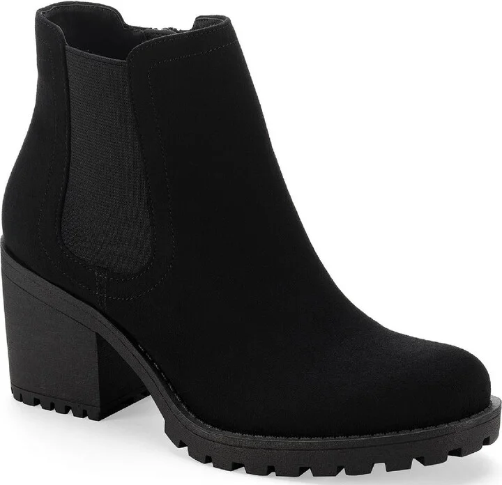 Morghan Womens Microfiber Booties Ankle Boots