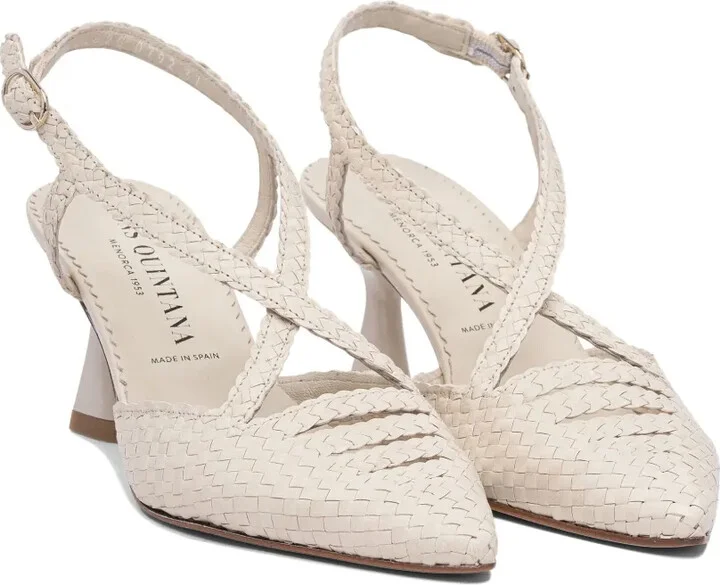 Moritz woven leather ankle-strap pumps - Image 2