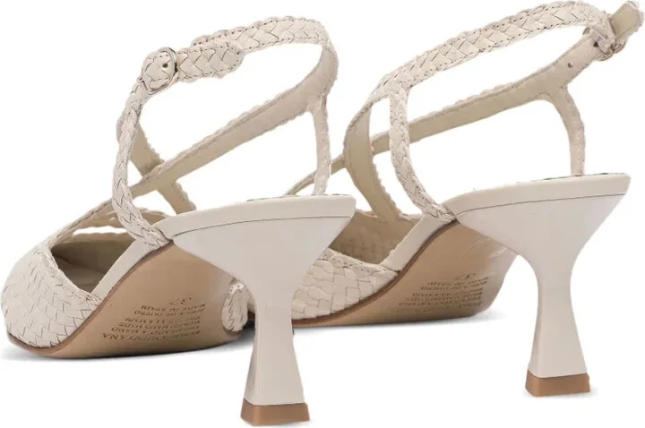 Moritz woven leather ankle-strap pumps - Image 3