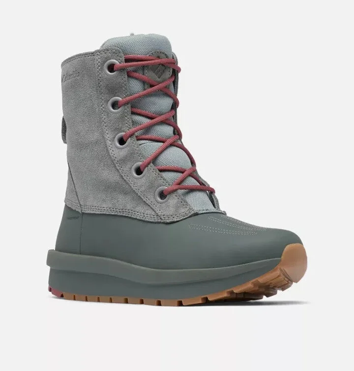 Moritza Shield 2053391-342 Women 5.5 Gray Fleece Lined Snow Boot Rock51