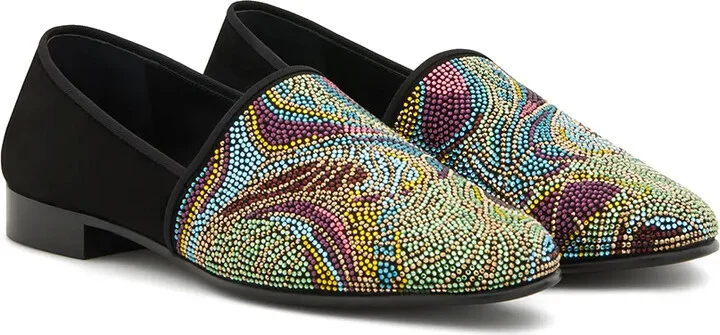 Mosaic Print Loafers - Image 2