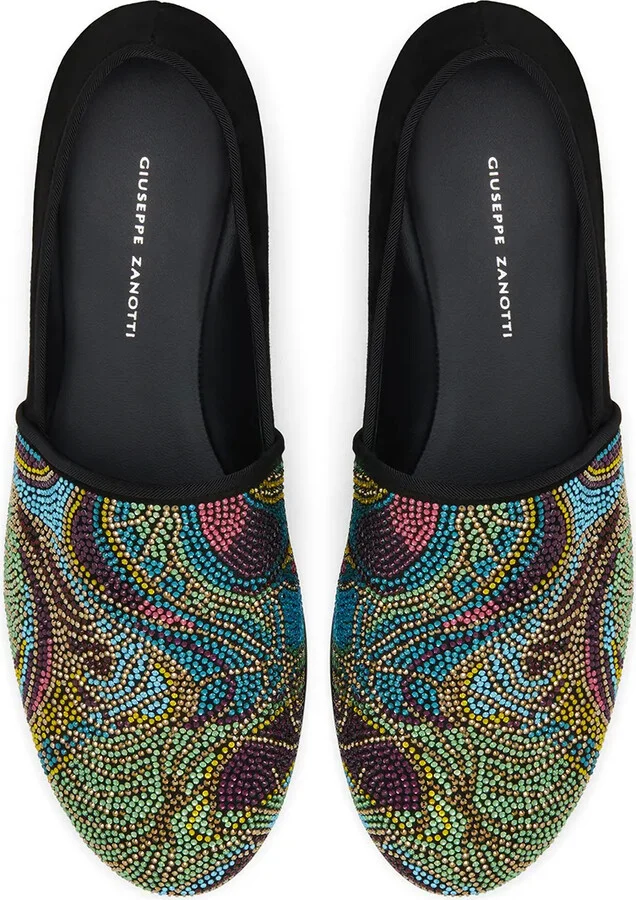 Mosaic Print Loafers - Image 4