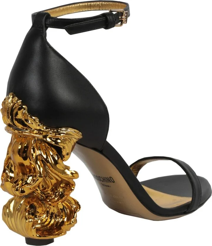 Moschino Accents Leather Sandal - Image 2