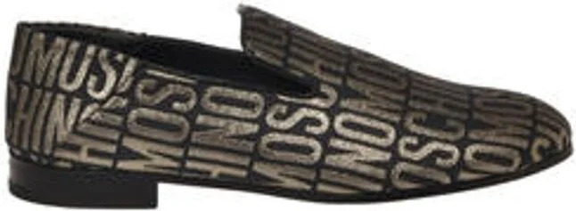 Moschino Allover Logo Printed Loafers