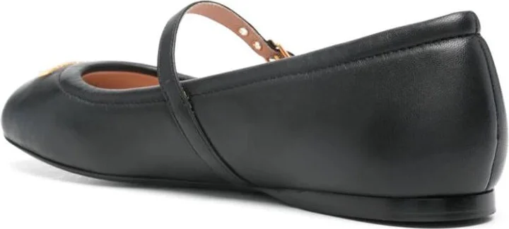 Moschino Ballet Flats With Lettering Logo - Image 3