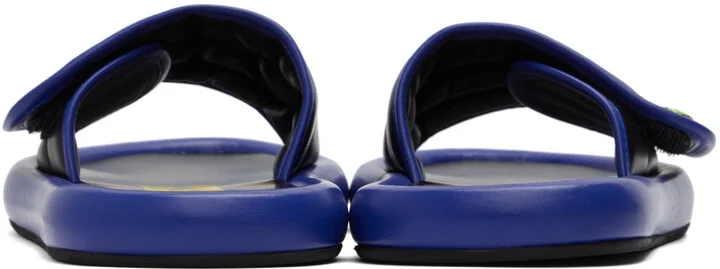 Moschino Black & Blue Logo Slides - Image 2