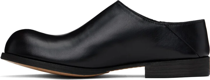 Moschino Black Cobbler Calf Shootie Loafers - Image 3