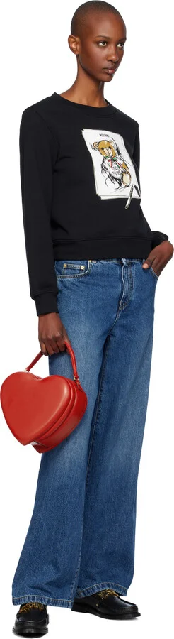 Moschino Black College Loafers - Image 5