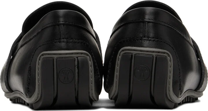 Moschino Black Driver Loafers - Image 2
