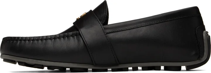 Moschino Black Driver Loafers - Image 3