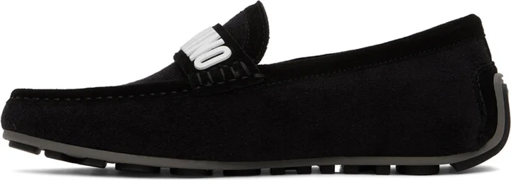 Moschino Black Drivers Loafers - Image 3