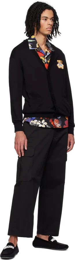 Moschino Black Drivers Loafers - Image 5