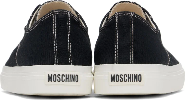 Moschino Black Edge Sneakers - Image 2