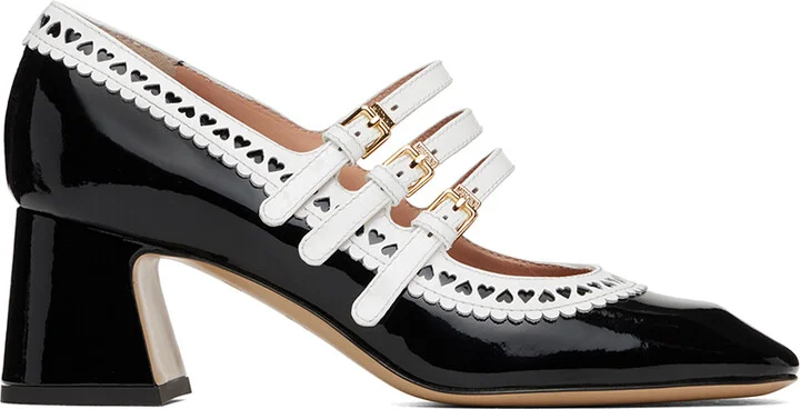 Moschino Black Mary Jane Heels