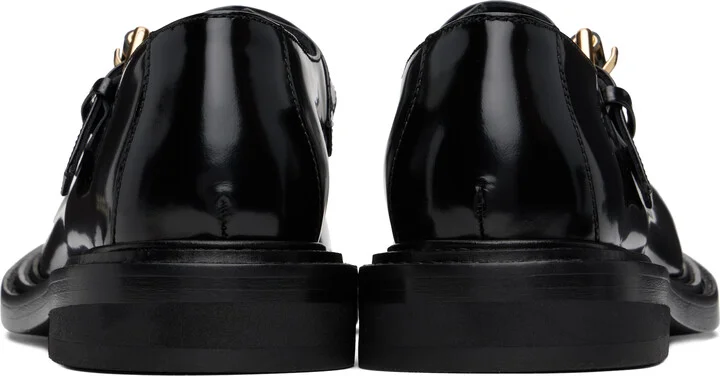 Moschino Black Mary Jane Olivia Loafers - Image 2