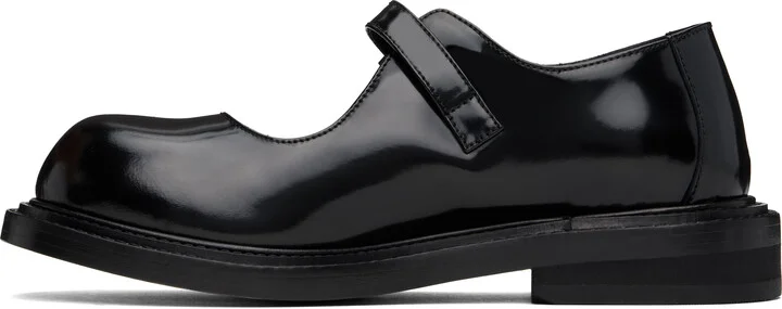 Moschino Black Mary Jane Olivia Loafers - Image 3