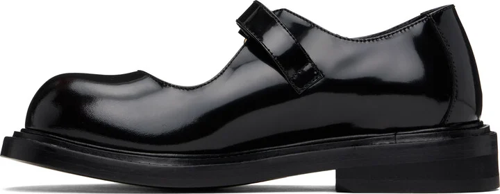 Moschino Black Mary Jane Olivia Loafers - Image 3