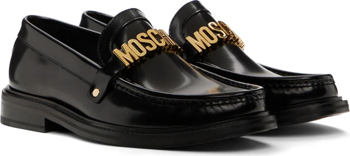 Moschino Black 'Moschino' College Loafers - Image 4