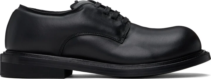 Moschino Black Oliver Derbys