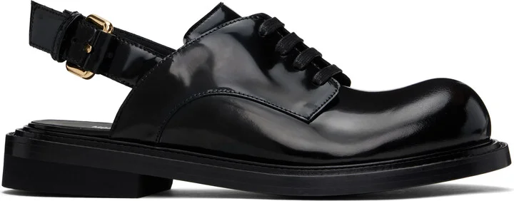 Moschino Black Oliver Loafers