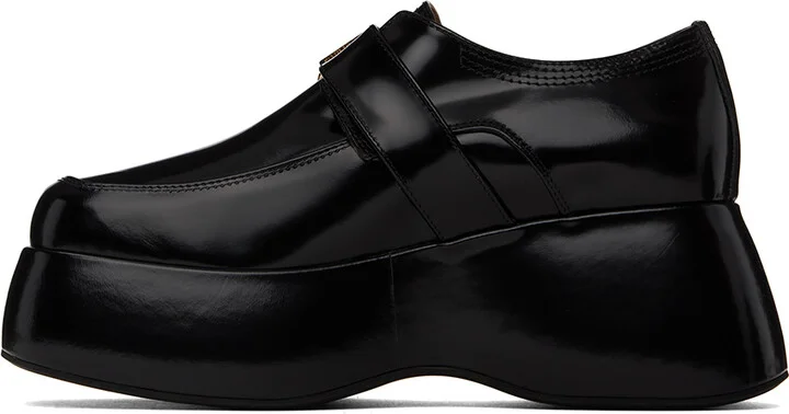 Moschino Black Platform Loafers - Image 3