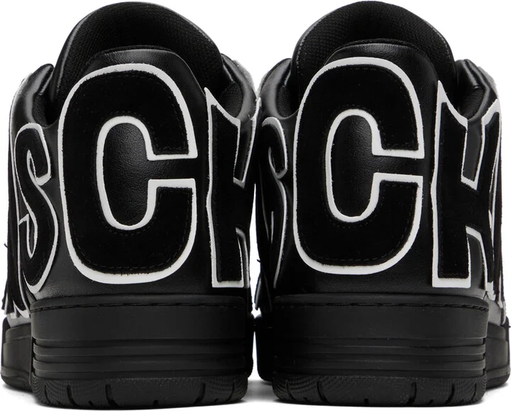 Moschino Black Streetball Maxi Logo Sneakers - Image 2
