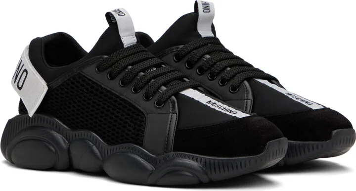 Moschino Black Teddy Sneakers - Image 4